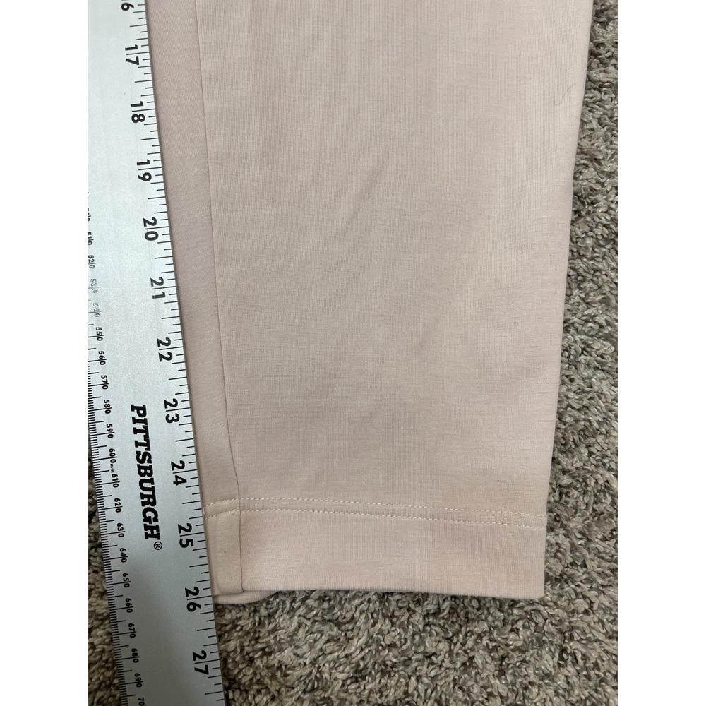Max Mara Leisure Pants Size M? Blush Pink Soft Comfy Lounge Elastic Waist STAIN! - Picture 6 of 7